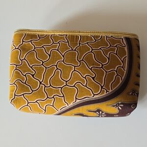 Batik Handmade Stylish Yellow and Brown Indonesian Pattern